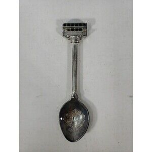 London Great Britain Souvenir Spoon Double Decker Bus Silver Plated Original Box